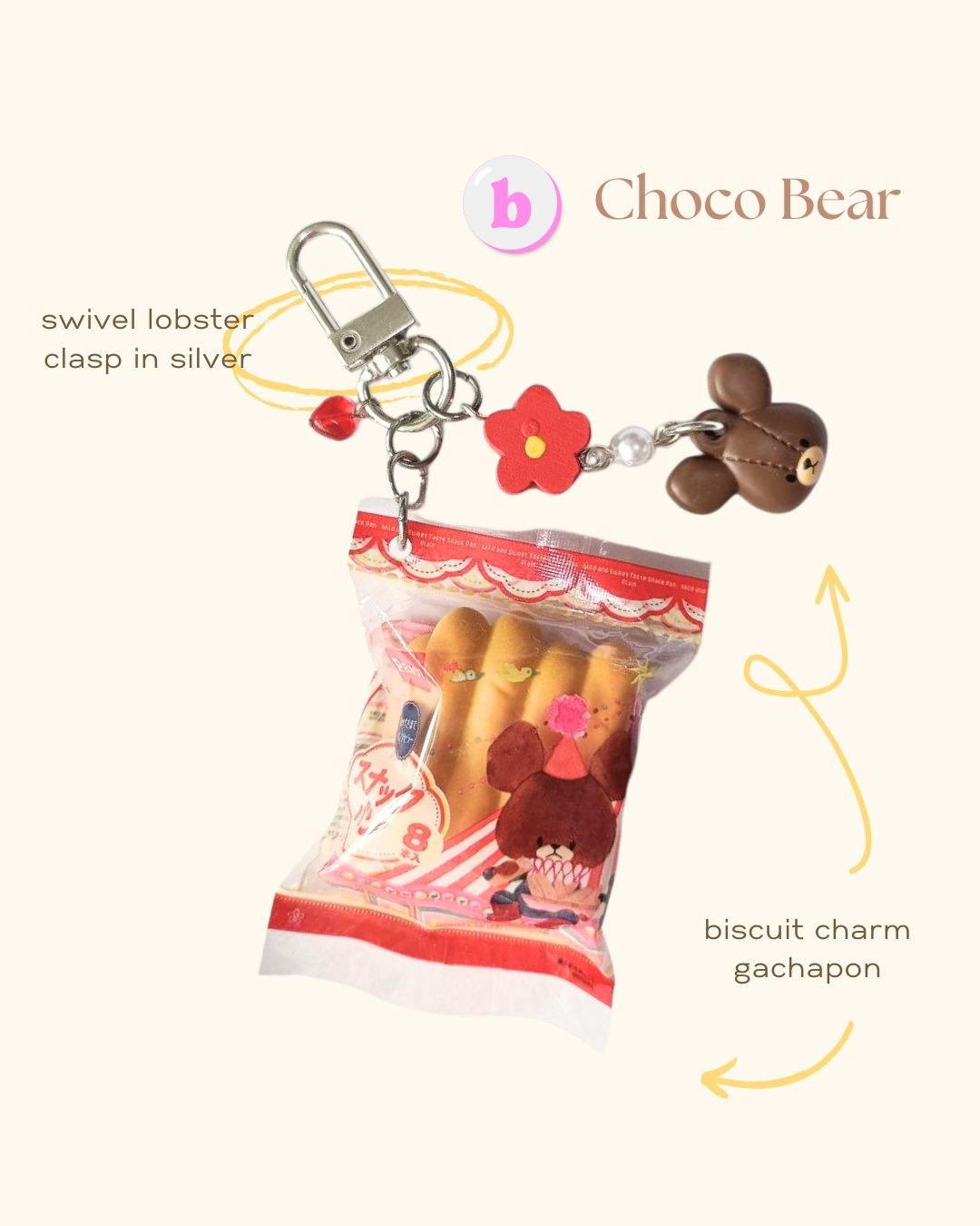 Handmade Gachapon Bag Charm 1