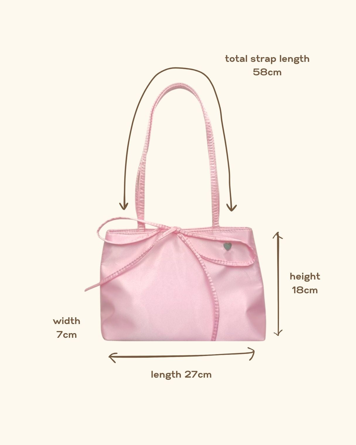 Rêverie Satin Shoulder Bag