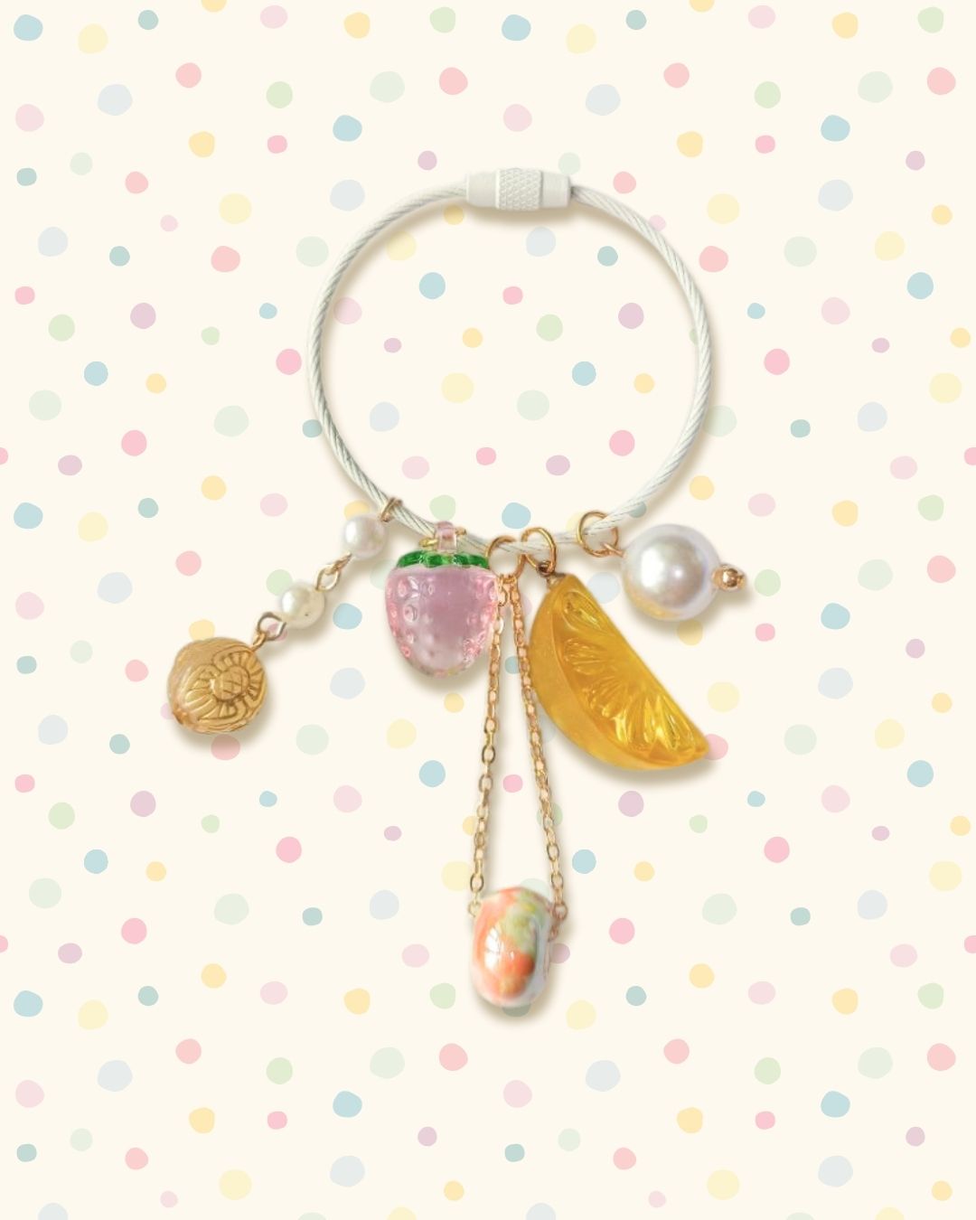 Fruit Bowl Bag Charm