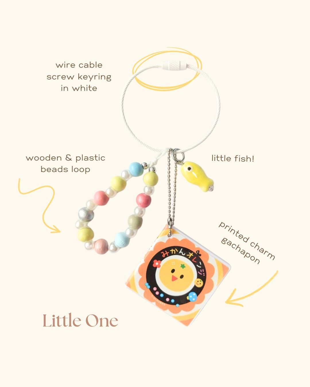 Little One Colourful Bag Charm